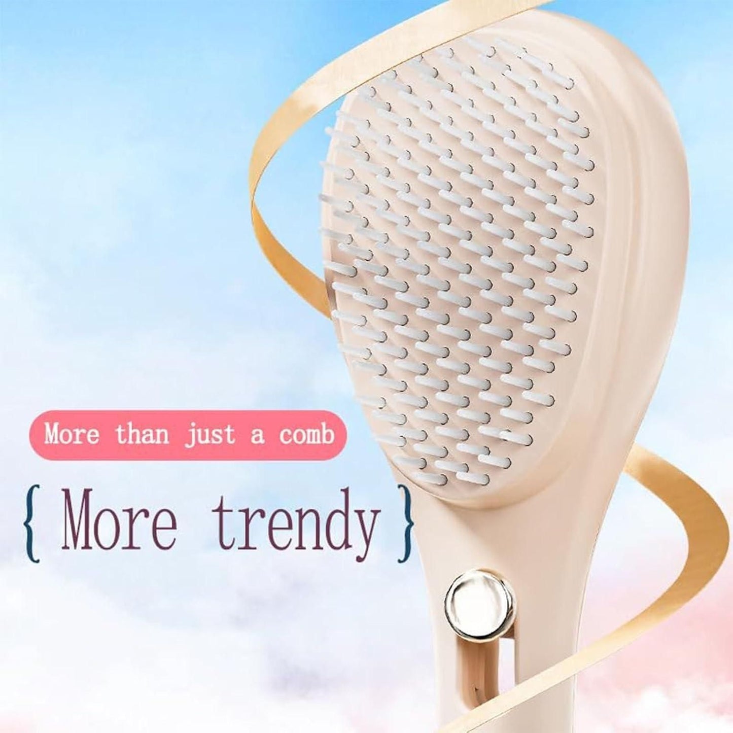 Tress ease™Scalp Massage Comb with Retractable Bristle