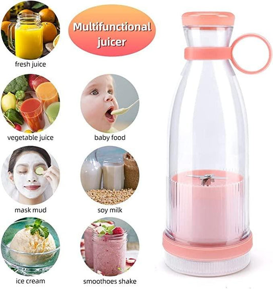 Mixen™ Fresh Juice Portable Blender, 350ML Smoothie Blender Bottle, Grinder For Smoothie or Shakes, Baby Food, Personal Mixer, Mini Juicer Travel/School/Office/Workout/Travel Use
